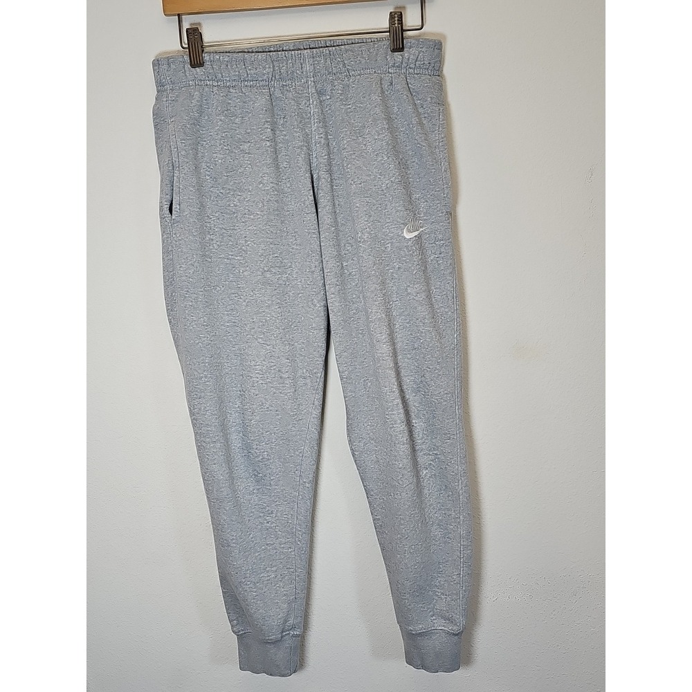 Nike Men's Sportswear Club Fleece Tapered Joggers Pants Gray Size M